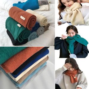 Accanlar Bib Termal Boyun Sıcak Rüzgar Geçirmez Moda Snood Cowl Tüp Kalınlaştırıcı Snap Girişim Örgü Yün Eşarp Sonbahar Kış