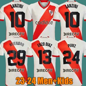 24リバープレートサッカージャージ22 23 Camiseta de Futbol Home Away Third De La Cruz Quintero Borre Fernandez Pratto Ponzio Football Shirts Mens Kids Kit