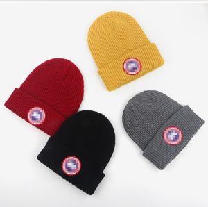 Designerka czapki czapki gęsi pulloczy ciepłe wełniane czapki zimne czapki zimowe czapki cappello casquette czaszki czaszki Casual 03