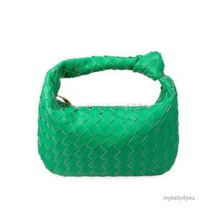 Bottegass Woven Leather Bag Teen Jodie Bag Candy Mini Shoulder Bags Tote Hobo Bag Authentic Jodies Bags Fashion Bags Cassettes Leather Fashion Simple Jodie Designer