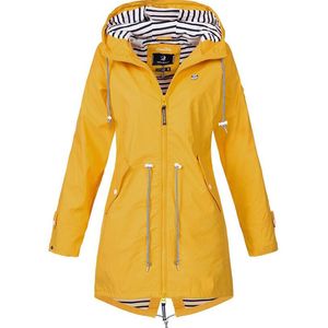 Women's Jacket's Wool Blends 2023 Autumn Solid Color Rain Jacket Coat Outdoor Hiking Jackets Female Waterproof Hooded Raincoat Windproof Clothes 230923