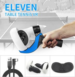 Eleven Table Tennis VR Game Paddle Grip For Oculus Quest 2 Link Cable Handle Case Lens Cover 2 Accessories 2205093838285