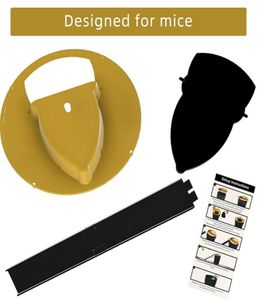 Bucket Lid Door Style Mousetrap Lethal Trap for Outdoor Indoor Multi Catch Reusable Smart Mouse Rat Plastic Flip Slide 220602gx5462948