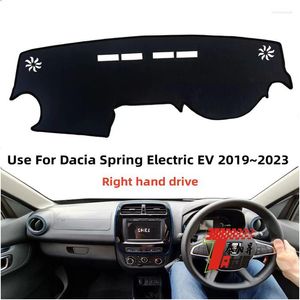 Interior Accessories TAIJS Factory Car Polyester Fibre Dashboard Cover For Dacia Spring Electric EV 2023-2023 Right Hand Drive