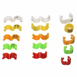 Inne dostawy ptaków 100pcs Wewnętrzne 27 mm M 45 mm 45 mm 5 mm stóp Pierścień Parrot Pierścień nóg Małe ptaki Klips Pierścień 230923