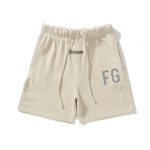 Designer-Shorts für Herren, kurz, mittlere Taille, aktive Shorts für Damen, FG-Druck, 100 % reine Baumwolle, Top-Qualität, lose Ware in Übergröße