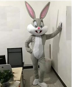 Hallowee Easter Bunny Mascot Costume Cartoon Anime theme character Carnival Adult Unisex Dress Christmas Fancy Performance Party Dress