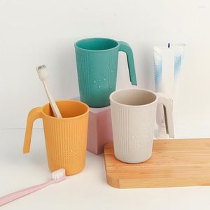 Bicchieri facili da bere tazze durevoli e infrangibili con manici per picnic campeggio uso quotidiano lavabile in lavastoviglie confortevole