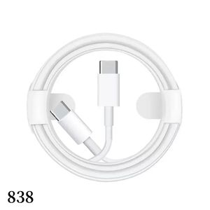 Cavo di ricarica rapida da USB C a USB-C Dual Type C Pro 1 m PD 20 W per iPad Xiaomi Android iPhone 15 838DD