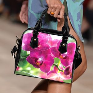 DIY omuz çanta özel erkek kadın omuz çanta debriyaj çantaları totes bayan sırt çantası moda çiçek kişiselleştirilmiş çift hediyeler benzersiz 19136