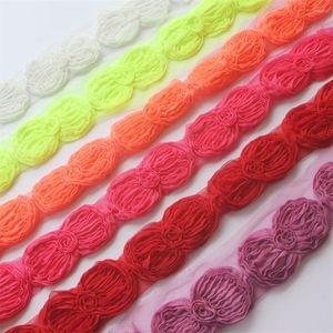Hair Accessories 300pcs/lot 8cm Unique Chiffon Bow For Born Baby Embellishments Princess Girl Dress Clothing Sewing Wholesale