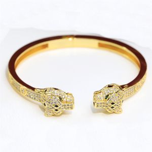 Jewelry customization highest counter quality advanced Bangle brand designer 18k gilded fashion panthere series clash trinity with328Q