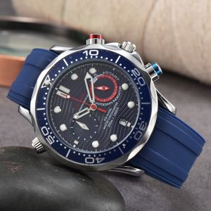 오메그 손목 시계를위한 오메그 손목 시계 2024 New Mens 시계 모든 다이얼 작업 쿼츠 시계 고품질 고품질 브랜드 크로노 그래프 시계 시계 스테인리스 스틸 시계 밴드 패션 0-4