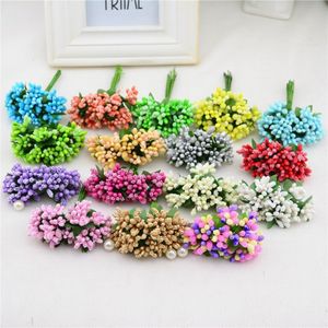 Dried Flowers 123672144Pcs Mini Stamen flower Artificial Craft Fake For Wedding Bouquet Party Scrapbooking Decor DIY 230923