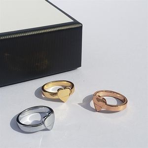 Neue hochwertige Designer-Design-Titan-Bandringe, klassischer Schmuck, modische Damenringe, Urlaubsgeschenke268S