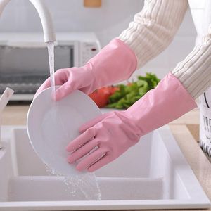 Guanti usa e getta per la lavaggio delle piatti da cucina per lavare i piatti che lavano abiti verdure di pulizia a mano e plastica durevole