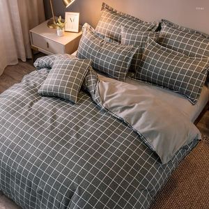 Bedding Sets Arrival Classical Bed Linings Concise Style Set And Comfortable Quilt Cover Pillowcase CF