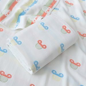 Battaniyeler Swaddling 6 katmanlı% 100 pamuklu gazlı bez kundaklama bebek muslin battaniye 80*80cm battaniye doğumlu yatak pamuklu bebek banyo havlusu 230923