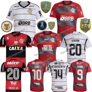 2023 2024 Flamengo Futbol Formaları 23 24 Flamenko Evde 3. Camisa 17 18 Gabi David Luiz Diego Vinicius Jr Vidal de Arrascaeta Pedro