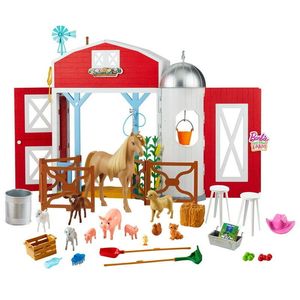 Inne zaopatrzenie ptaków Orchard Farm Playset z stodoją 10 Zwierzęta gospodarstwa 15 Akcesoria Ruchowe elementy mrówek mrówek farm farm karmnikowy mrówka 230923