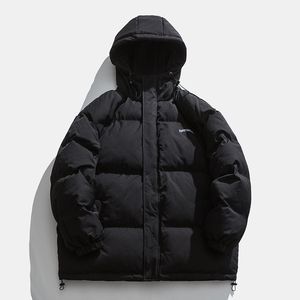 Men's Down Parkas Men Winter Coats Loose Down Jackets Hooded Fashion Warm Parkas Good Quality Male Casual Thicker Loose Winer Jackets S-3XL 230923