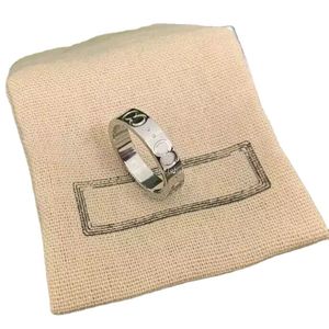 Anelli ad anello di moda maschile anelli in acciaio inossidabile fidanzamento gioielli da donna regalo da donna