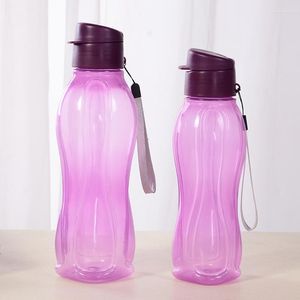 Water Bottles Cup Sport Bottle Couple Plastic Portable Container Anti-drop Outdoor Rope Bottl Gift Mug