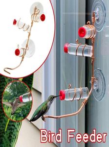 Other Bird Supplies 1pcs Window Hummingbird Feeder Sweet Feeders Creative Animal Suction Cup Feeding Glass Decoration4099743