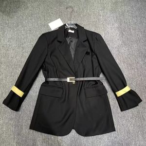 Top Designer Marca Roupas Jantar Vestido Feminino Terno Profissional Feminino Blazer Moda Premium Blazer Plus Size Feminino Top Coat Jaqueta Cinto Livre