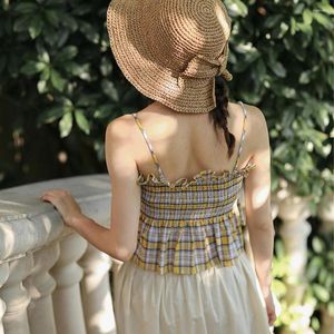 Wide Brim Hats Fiber Floppy Straw Sun Hat First Choice For Hand Woven Gifts And Durability Large Coffee