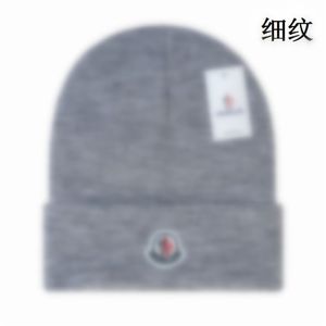 Beanie / Skull Caps Designer Chapéu de Malha Ins Popular França Chapéus de Inverno Clássico Carta Bordado Impressão Malha 13 Tipo H-2