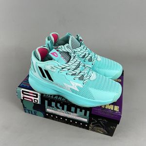 Dame 8GCA Lillard 8Gen Halbkulturelle Freizeitsport-Basketballschuhe für Herren, blau, Größe: 40–46