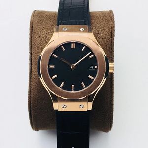 MENS Titta på Automatisk 2892 Mekanisk rörelse klockor 38/42/45mm Classic Business Scratch Resistant Sapphire Leather Strap