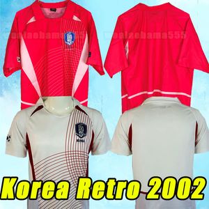 2002 Corea del Sud Retro Soccer Jersey C G Song Ahn Jung-Hwan M B Hong Park Ji-Sung T Y Kim Vintage Classic Football Shirt 02 04 2004 2003