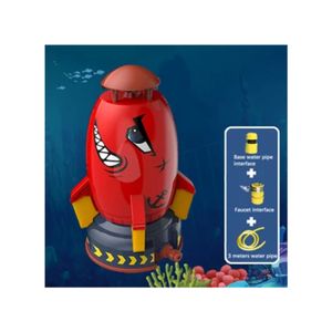 Giocattoli da bagno Lanciarazzi Giocattoli Razzo da esterno Pressione dell'acqua Ascensore Giocattolo sprinkler Interazione divertente in giardino Prato Giochi con spruzzo d'acqua per bambini 230923