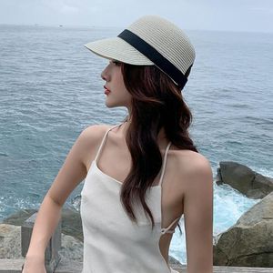 Cappelli a tesa larga Versatile protezione per visiera parasole Anti-restringimento Lady con visiera da viaggio in spiaggia Estate