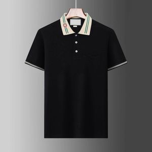 Herren-Stylist-Polohemden, Luxus-Italien-Männerkleidung, kurzärmelig, modisch, lässig, Sommer-T-Shirt für Herren. Viele Farben sind erhältlich, Größe M-3XL--G