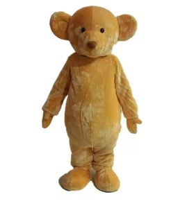 Rabat fabryki Brown Bear Mascot Costume Sukienka Urodziny Przyjęcie Urodziny Kombinezon Świąteczny Karnawał Unisex Dorosłe strój