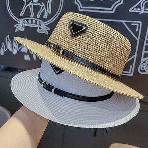 2022 Designer Słomowy kapelusz luksus dżentelmen Wysokiej jakości męski i damski kapelusz Sun Hat 4 Colours261v