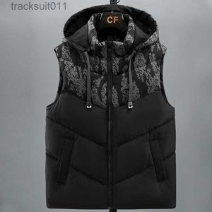 Men's Vests Plus Size S-5XL Autumn Winter Men Thick Vest 2023 Brand Camouflage Sleeveless Jacket For Hooded Warm Casual Cotton Waistcoat L230925