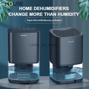 Dehumidifiers 1000 ml dehumidifier oczyszczacz powietrza 2 w 1 przenośne urządzenie domowe cicha suszarka powietrza z kolorowymi regulowanym światłem LED Modeyq230925