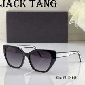 Óculos de sol 2023 moda quadrado olho de gato para mulheres marca vintage preto branco patchwork feminino gradiente tons gafas