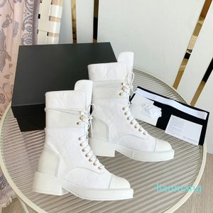 New Graphy Boots Black open brim beaded leather fabric with gold metal accessories eyelets zipper fashionable avantgarde