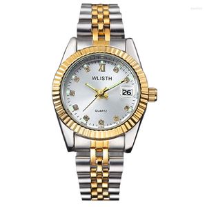 Wristwatches WLISTH Shi Ying Women's Watch (1pc) Fashion Accessories Stainless Steel Strap Waterproof Luminous Original Leisure Calenda