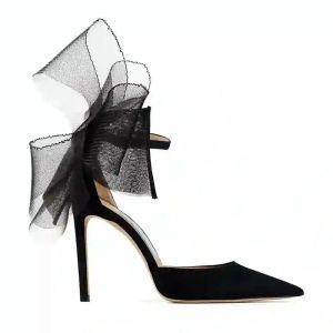 Dupe Womens High Heels Designer Sandals Wedding Dress Shoes Women Sandal Bowknot Pumps Fashion Shoes