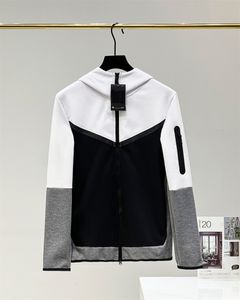 남성 후드 재킷 재킷 코트 긴 슬리브 컬러 블록 지퍼 후드 스웨트 셔츠 캐주얼면 스웨트 팬츠 2 조각 트랙 슈트 조깅