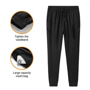 Tracksuits masculinos homens calças conjunto de treino de inverno com gola zíper fechamento casaco cordão sweatpants elegante sólido para outono