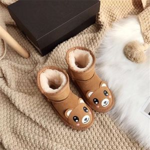 Botas Crianças Botas Austrália Bota de Neve Designer Crianças Sapatos Inverno Clássico Ultra Mini Bota Dos Desenhos Animados Coelho Gato Botas Curtas WGG Bebés Meninos Meninas Ankle Bootes Kid Fur