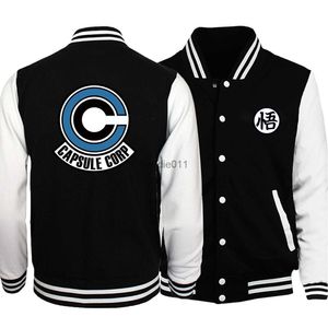 Men's Jackets Anime Mens Jacket Baseball Uniform Printing Jackets For Men Coats Pocket Fashion Fleece White Black Tracksuit Bomber Streetwear L230925