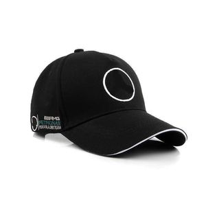 Ball Caps AH4Q 2023 Modna nowa czapka baseballowa haftowany Mercedes Temat AMG Big G Hat F1 Racing Motorcycle Q89